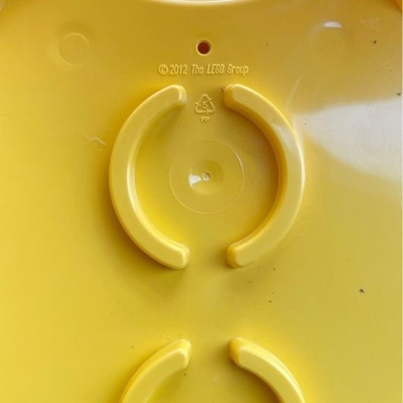 Lego Storage Box Yellow Covered Stackable Tub Lid Store Toys 14x10x7 inches Gift - Picture 12 of 12